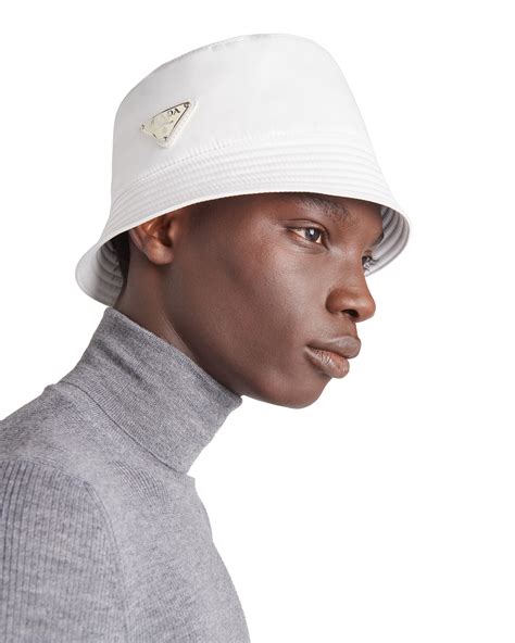 prada mens bucket hat|prada beanie white and pink.